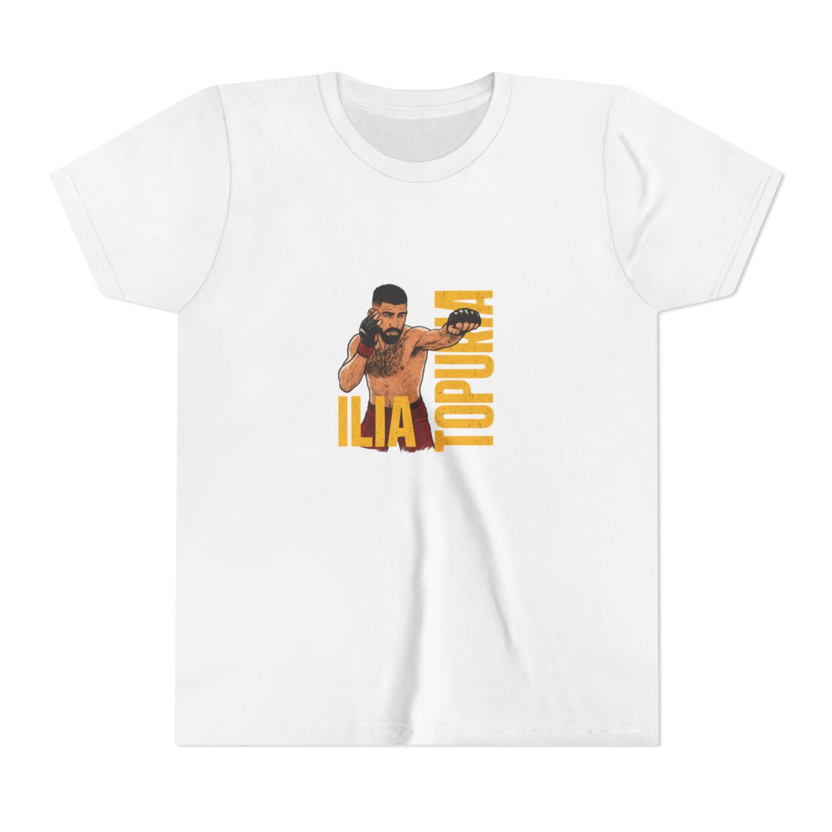 Ilia Topuria Knockout Punch UFC Kids T-Shirt — official Ilia Topuria T-Shirts